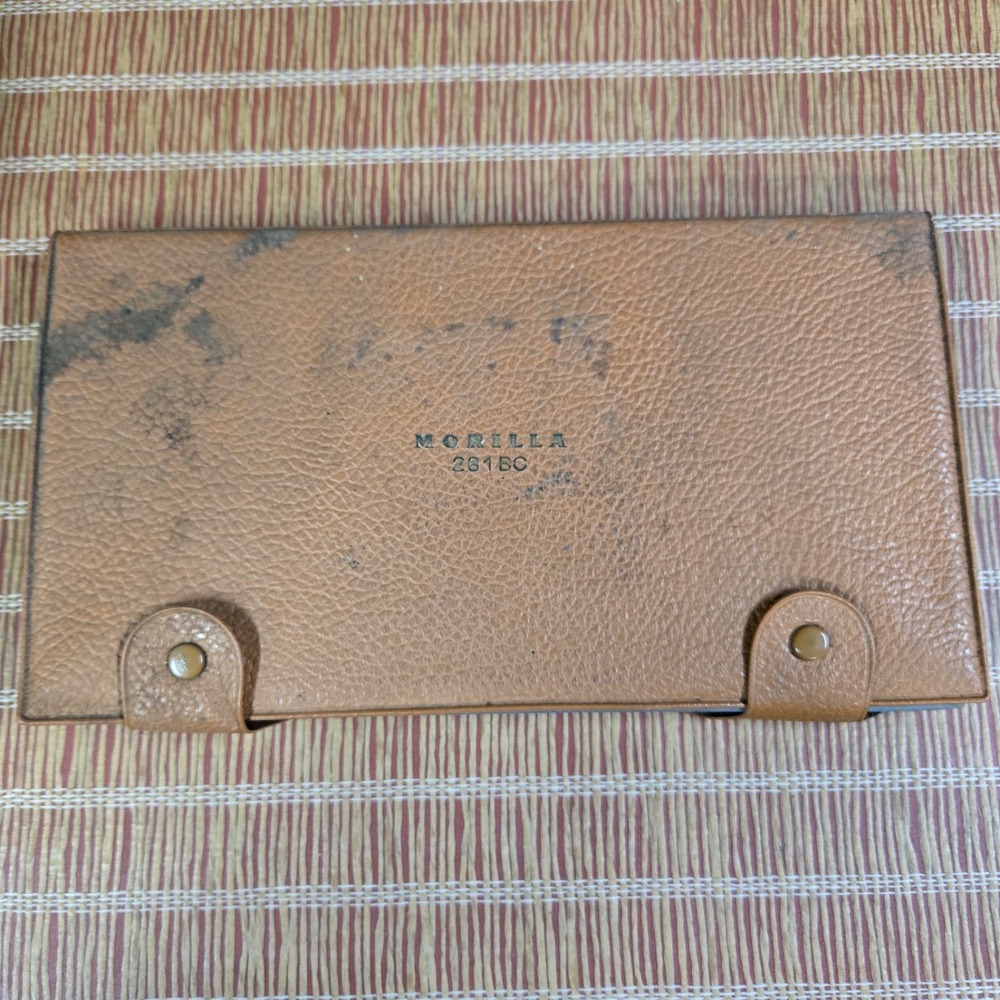 Vintage Morilla 2B1BC Compass Set Drafting Set In Case - Picture 2 of 3